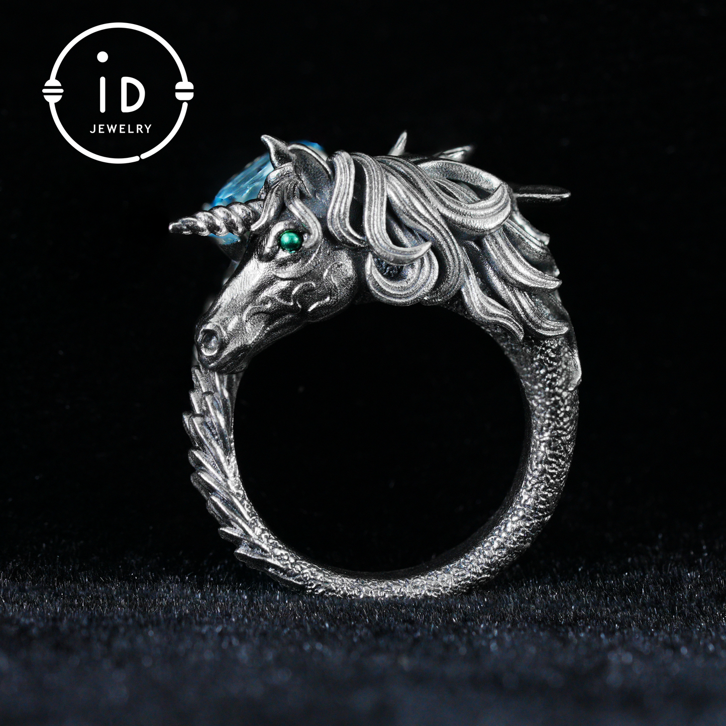 Handgeschnitzter Ring mit mystischer Kreatur | Magischer Wächter des inneren Lichts | Traumtotem-Fantasieschmuck | Symbol der Vorstellungskraft und des Geistes