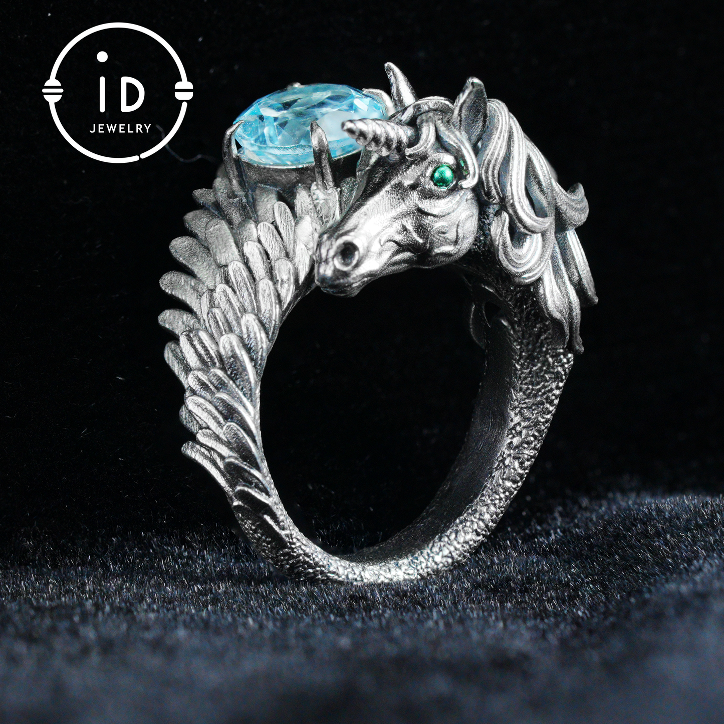 Handgeschnitzter Ring mit mystischer Kreatur | Magischer Wächter des inneren Lichts | Traumtotem-Fantasieschmuck | Symbol der Vorstellungskraft und des Geistes