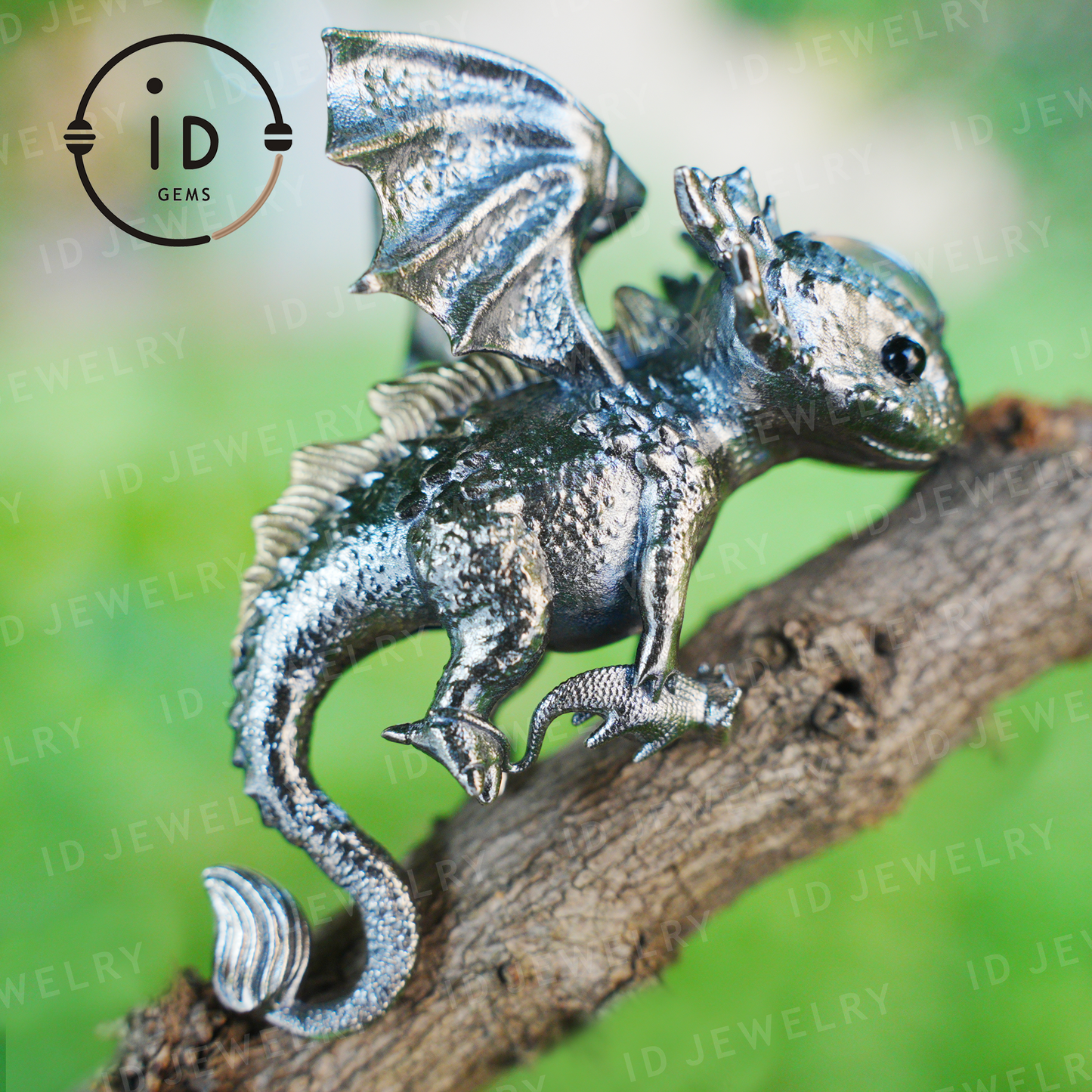 Mystischer kleiner Drachenwächter | Handgefertigter Schutzanhänger mit Fantasy-Flair | Symbolische Halskette für einen ganz besonderen Menschen
