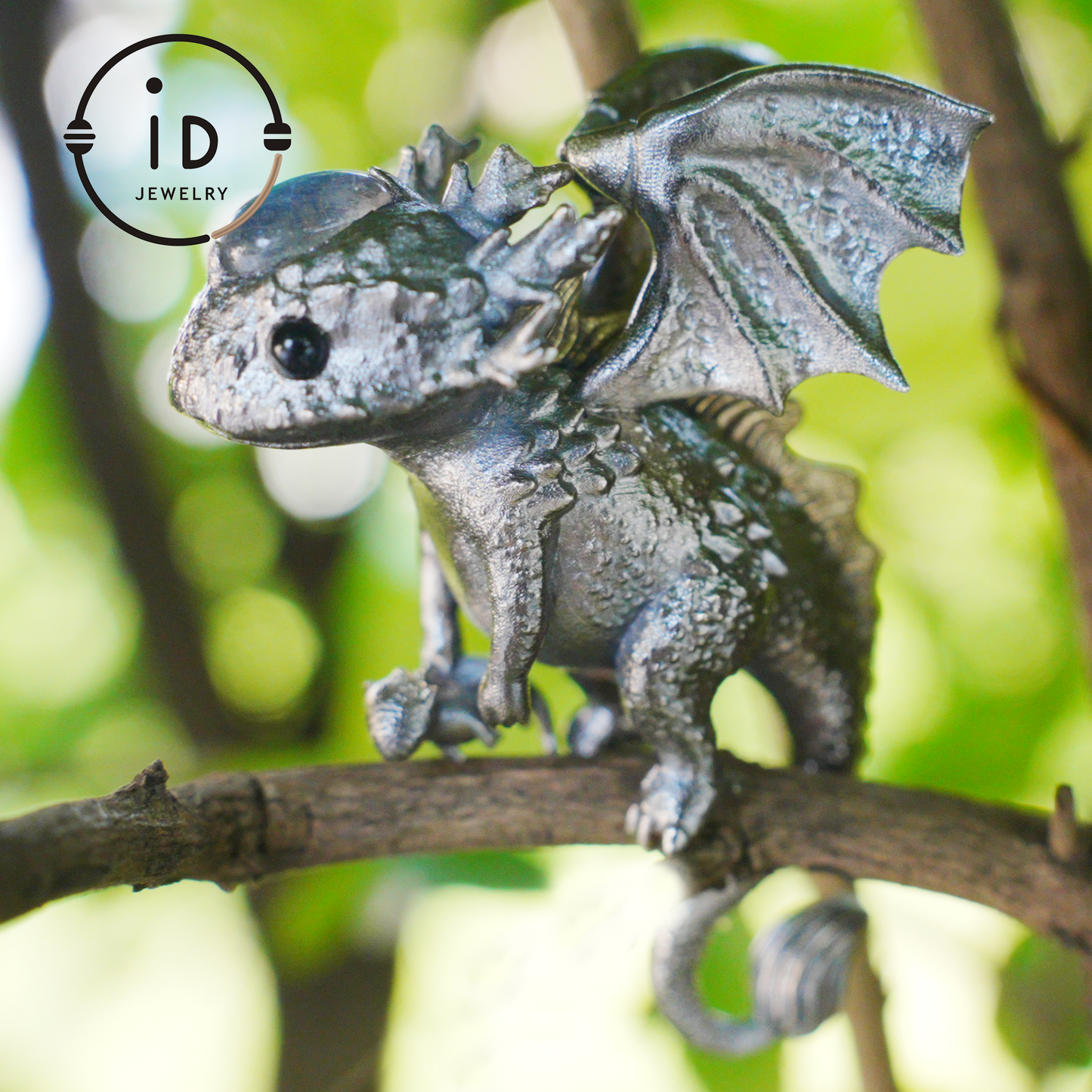 Mystischer kleiner Drachenwächter | Handgefertigter Schutzanhänger mit Fantasy-Flair | Symbolische Halskette für einen ganz besonderen Menschen