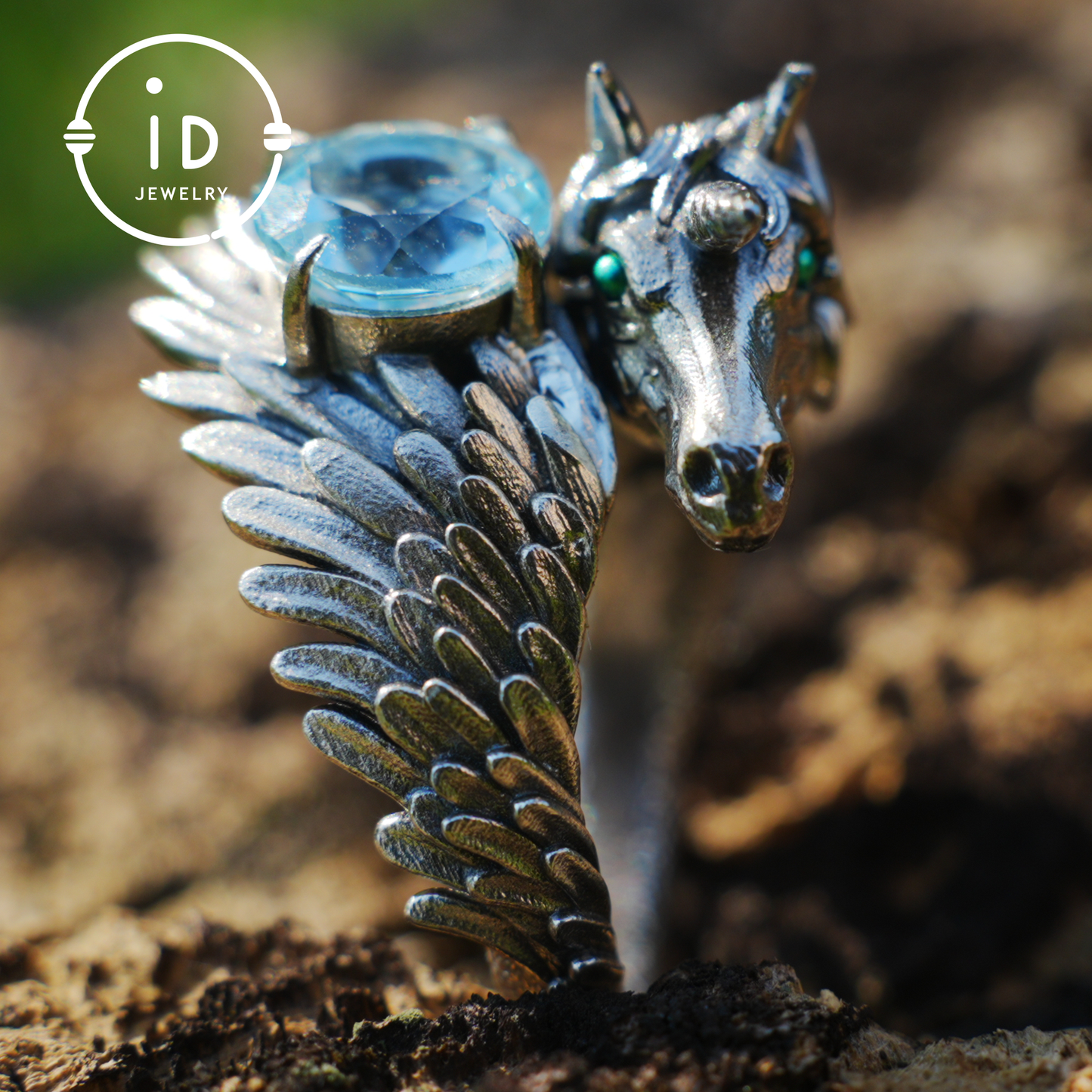 Handgeschnitzter Ring mit mystischer Kreatur | Magischer Wächter des inneren Lichts | Traumtotem-Fantasieschmuck | Symbol der Vorstellungskraft und des Geistes