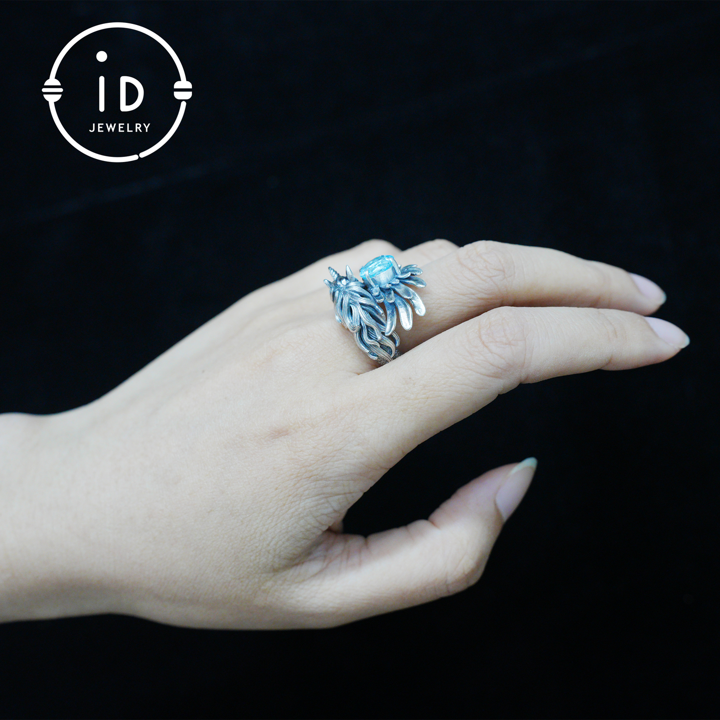 Handgeschnitzter Ring mit mystischer Kreatur | Magischer Wächter des inneren Lichts | Traumtotem-Fantasieschmuck | Symbol der Vorstellungskraft und des Geistes