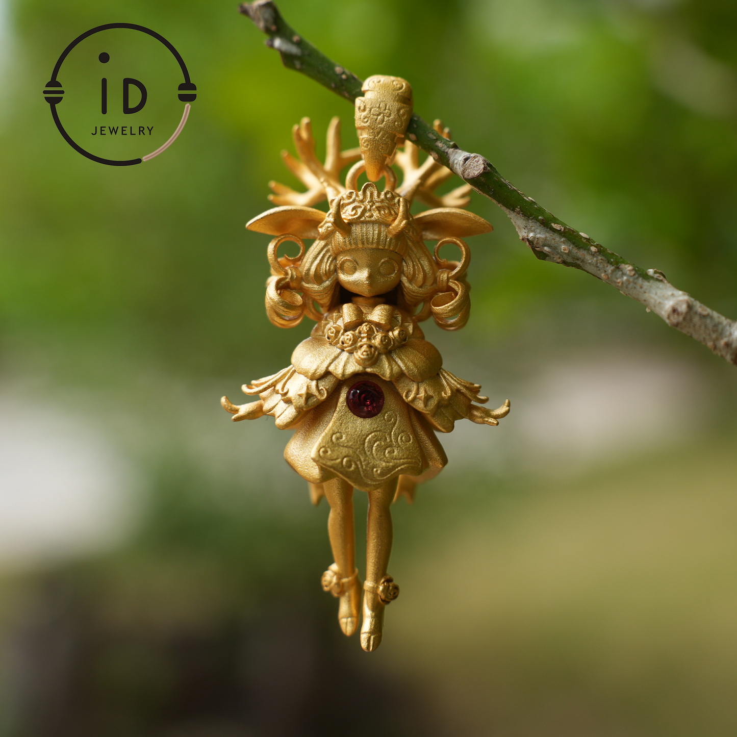 Hirsch-Wächter-Anhänger · Spirituelles Symbol der Artemis · Symbol für Lebensschutz und inneren Mut · Schmuck mit natürlicher Energie