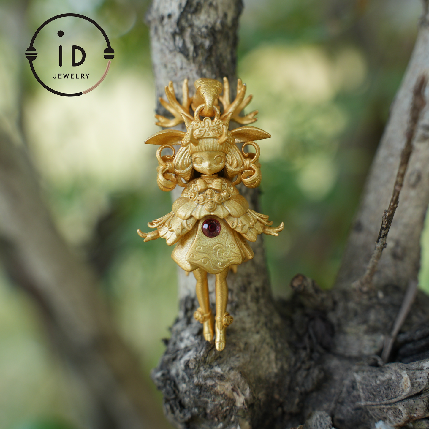 Hirsch-Wächter-Anhänger · Spirituelles Symbol der Artemis · Symbol für Lebensschutz und inneren Mut · Schmuck mit natürlicher Energie