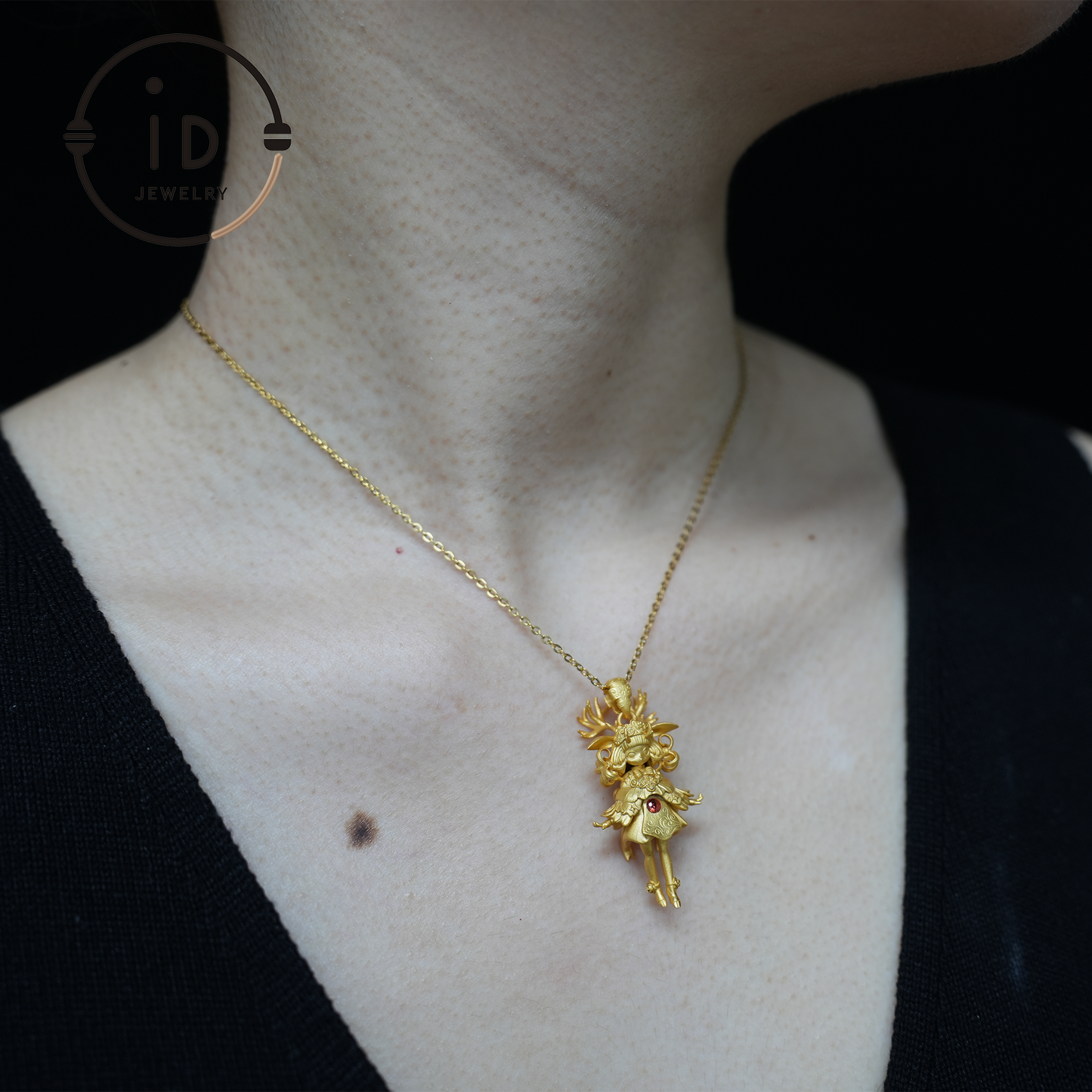 Hirsch-Wächter-Anhänger · Spirituelles Symbol der Artemis · Symbol für Lebensschutz und inneren Mut · Schmuck mit natürlicher Energie