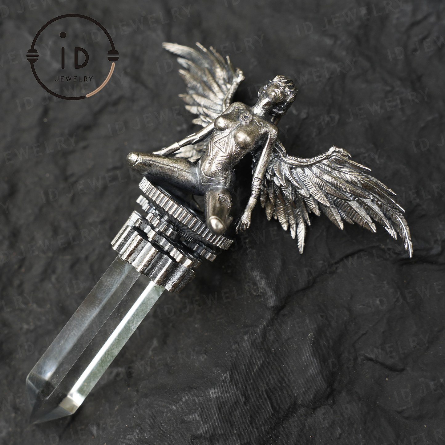 Projekt O-9: Anhänger „Legacy of Light Core“ · Symbol des Körpers des Lichtwächters · Cyberpunk-Sci-Fi-Stil