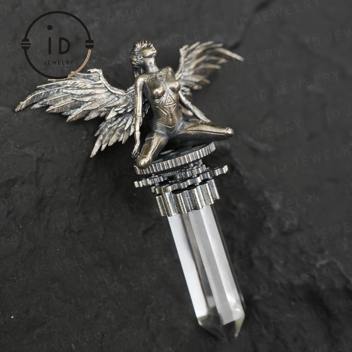 Projekt O-9: Anhänger „Legacy of Light Core“ · Symbol des Körpers des Lichtwächters · Cyberpunk-Sci-Fi-Stil