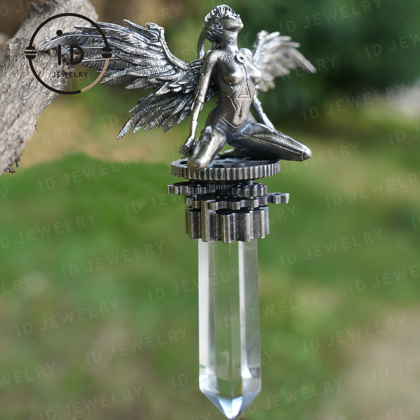 Projekt O-9: Anhänger „Legacy of Light Core“ · Symbol des Körpers des Lichtwächters · Cyberpunk-Sci-Fi-Stil