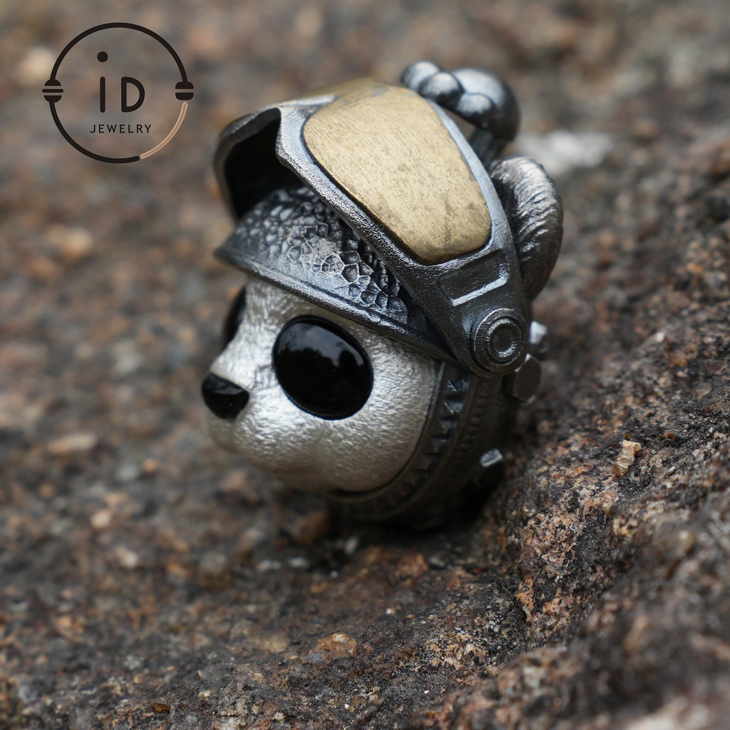 925 Sterling Silver Panda Bear Pendant – Handcrafted Animal Jewelry for Animal Lovers