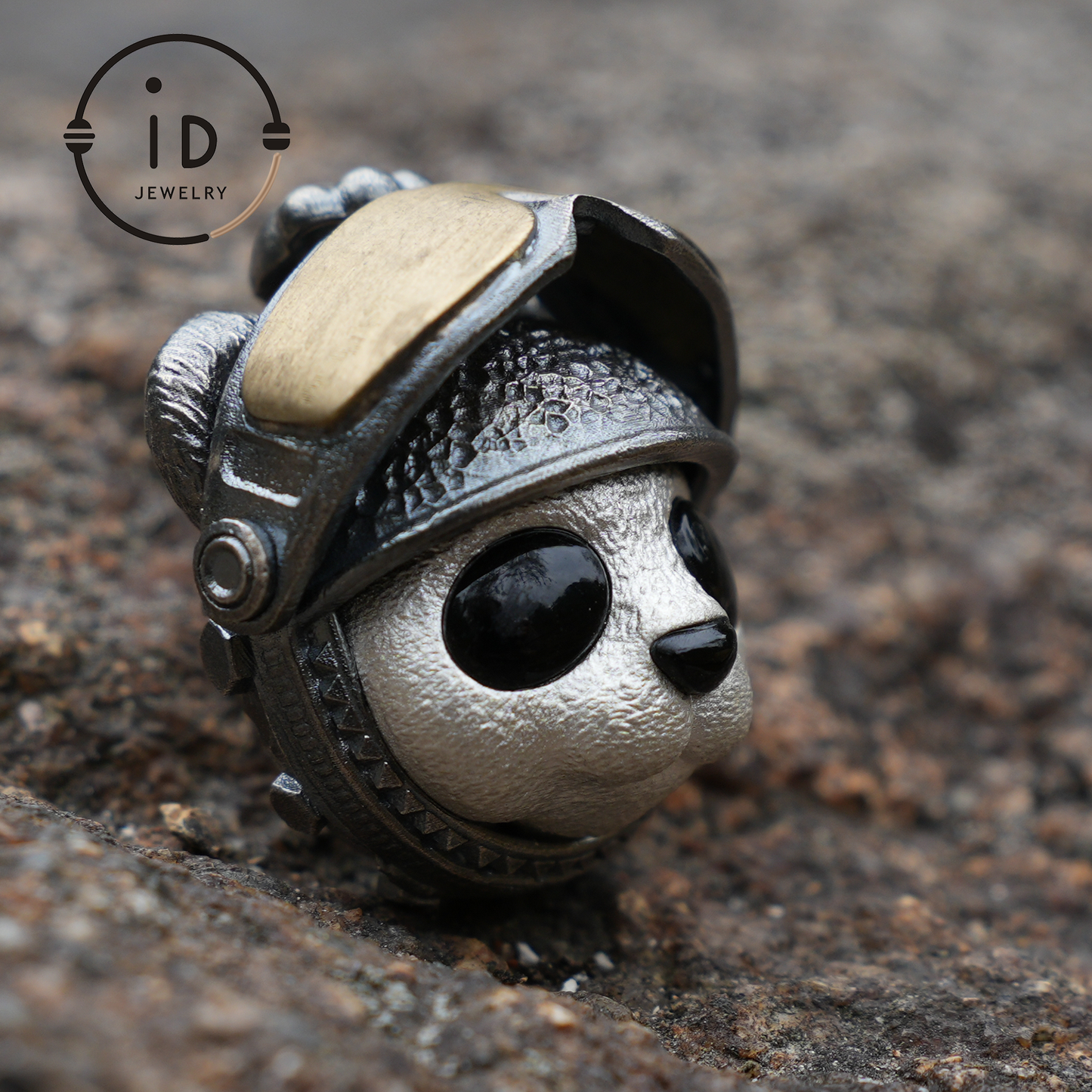 925 Sterling Silver Panda Bear Pendant – Handcrafted Animal Jewelry for Animal Lovers
