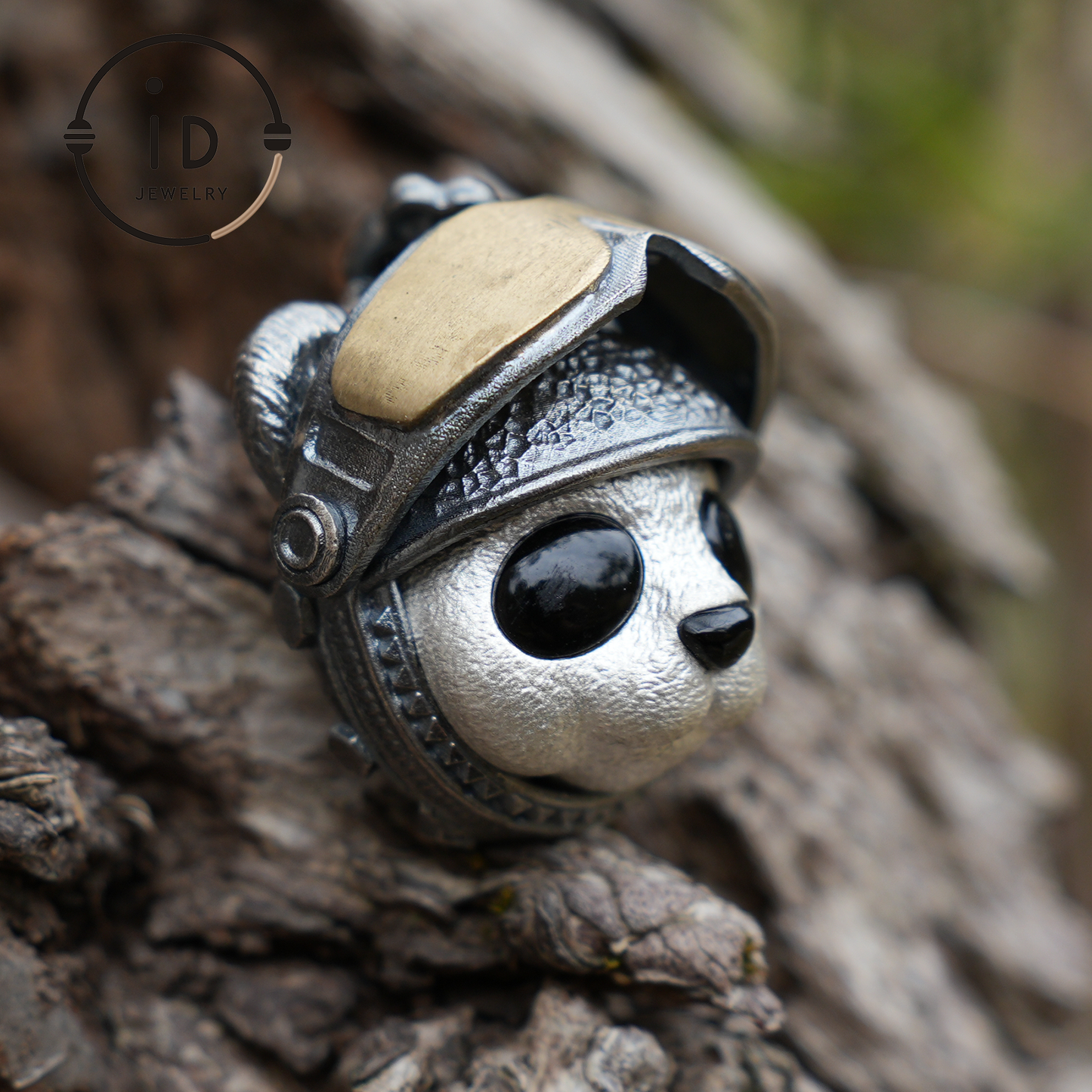 925 Sterling Silver Panda Bear Pendant – Handcrafted Animal Jewelry for Animal Lovers