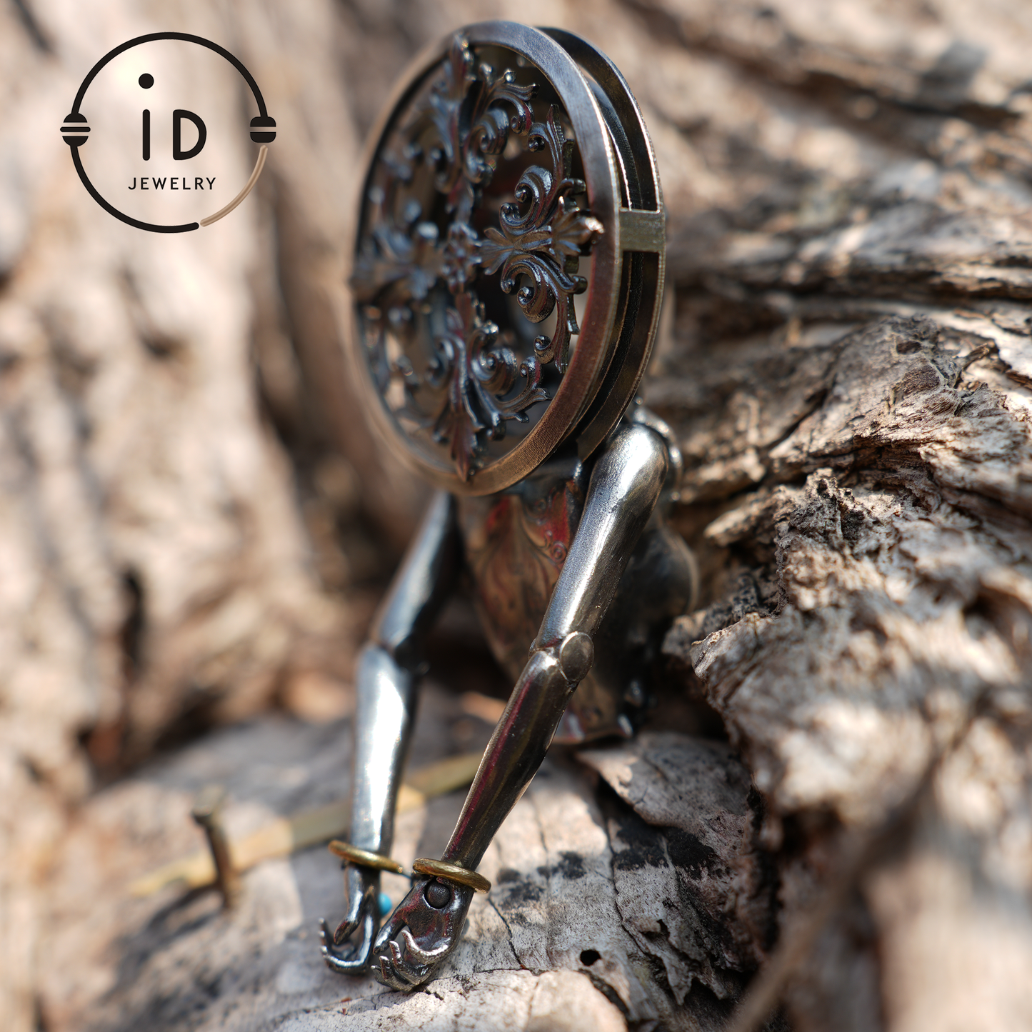 Mystic Goddess Pendant | Handmade 925 Silver & Gemstone Spiritual Necklace | Esoteric Protection Amulet