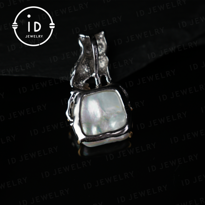 Süßer Hundeanhänger | Barockperle | Handgefertigter Schmuck | Geschenk für Hundeliebhaber | Schutzamulett 