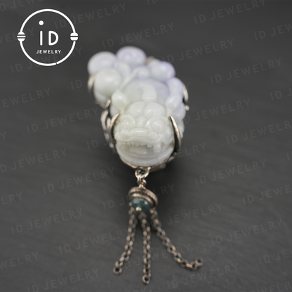 Handgefertigter Jadeitring | Mystischer Schutzschmuck | Künstlerischer Edelsteinring | Inspiriert von tapferen Truppen | Symbol des Glücks 
