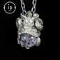 Mystic Fox Pendant with Phantom Quartz, Handmade Protective Amulet, Fantasy Animal Jewelry, Enchanted Spirit Totem Necklace