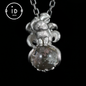 Fox Pendant with Ghost Quartz, Nine-Tailed Spirit Amulet, Handcrafted Fantasy Jewelry, Dreamy Forest Totem Necklace, Mythical Design