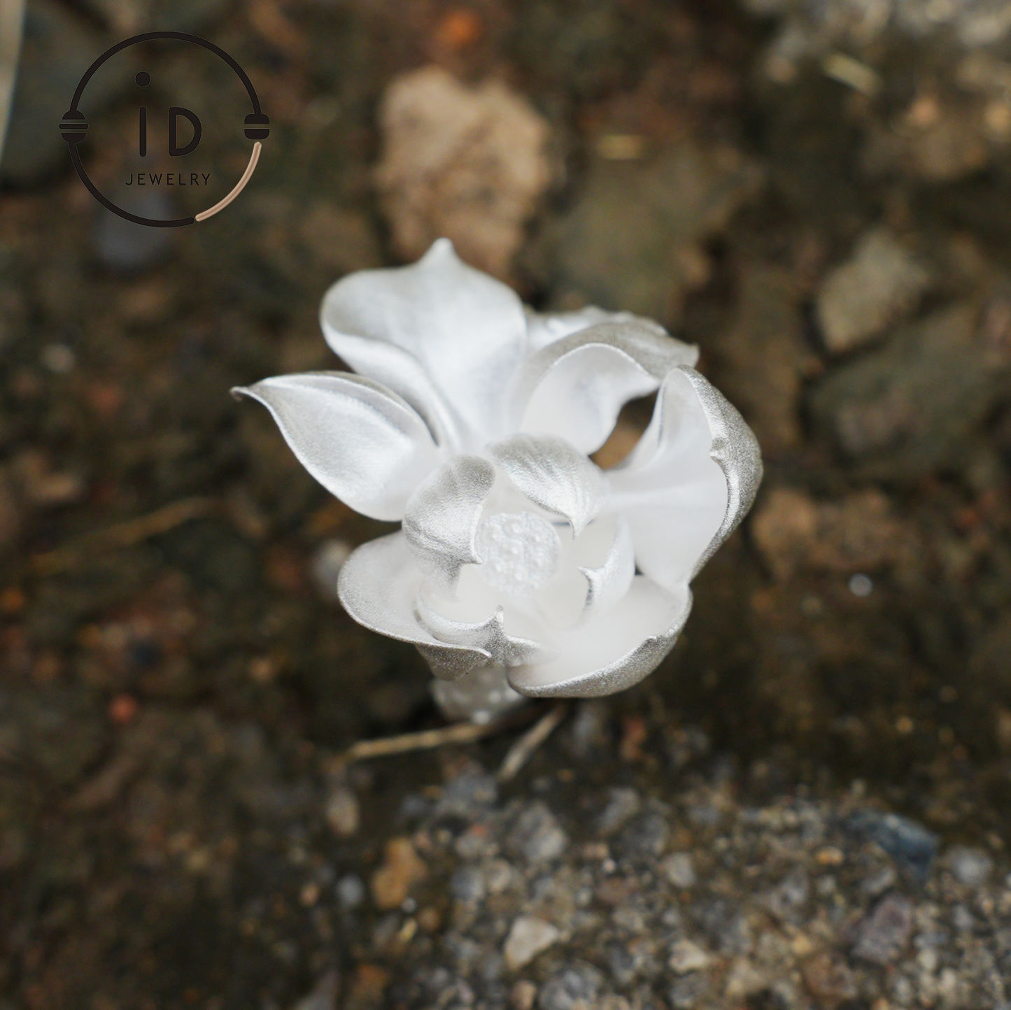 Lotus Ring in 925 Sterling Silver, Handmade Blossom Ring in Zen Style, Botanical Jewelry Gift for Her, Symbol of Inner Peace