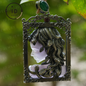 Medusa-Anhänger im Gothic-Stil – Handgefertigter Kunstschmuck mit Amethyst, Chalcedon, Symbol der griechischen Mythologie, Dark Fantasy Statement Piece 
