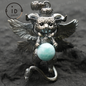 Guardian Angel Pendant · Spiritual Animal Totem · Symbol of Inner Peace and Protection · Gift for Meditation Lovers
