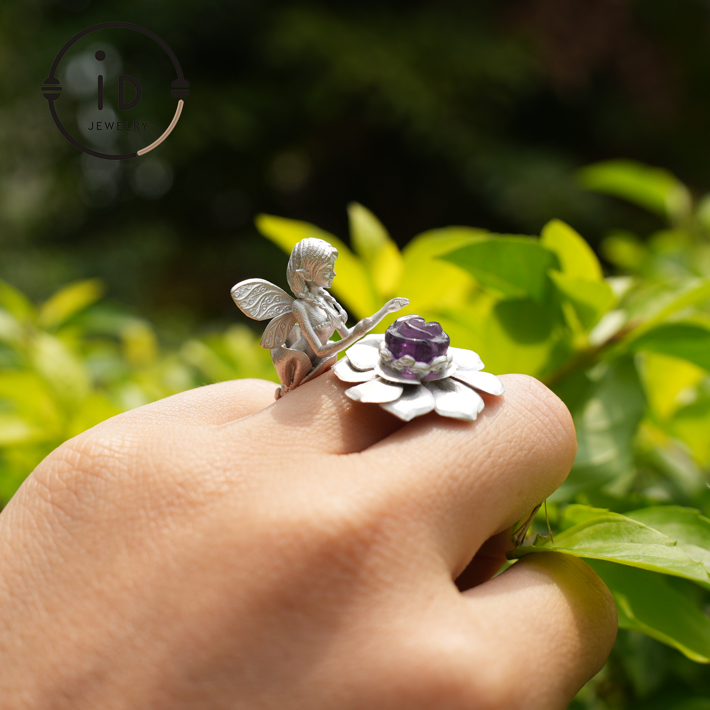 Traumhüterring in Blumensprache · Seelensymbol der Opa-Göttin · Schutz der Wünsche und Inspiration · Schmuck der Traumerfüllung 