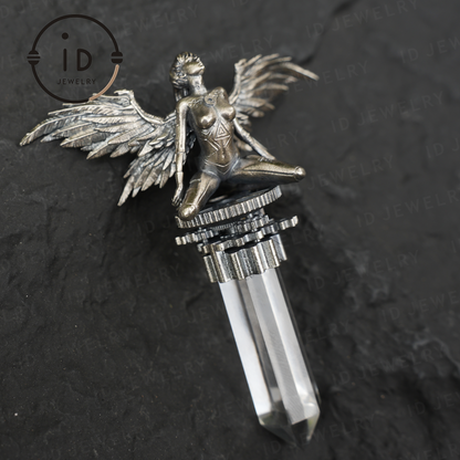 Projekt O-9: Anhänger „Legacy of Light Core“ · Symbol des Körpers des Lichtwächters · Cyberpunk-Sci-Fi-Stil 