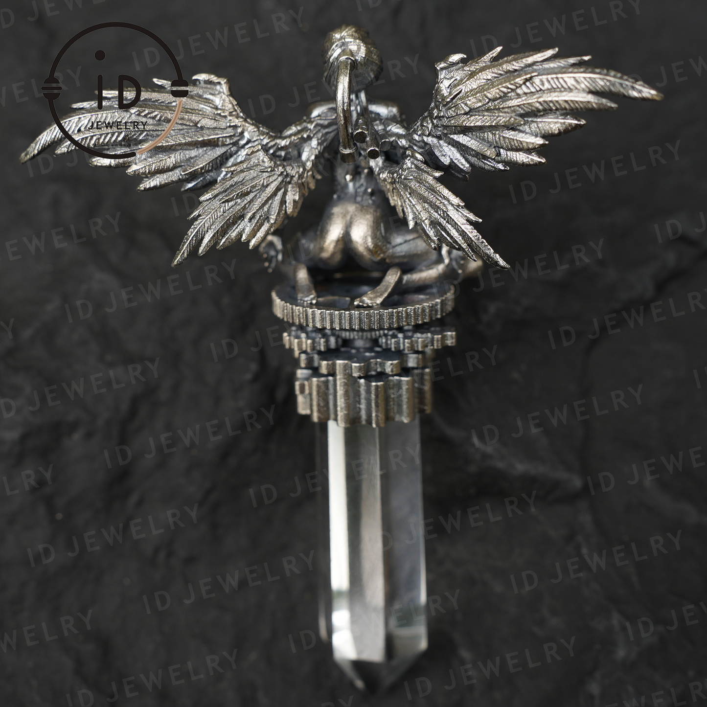Projekt O-9: Anhänger „Legacy of Light Core“ · Symbol des Körpers des Lichtwächters · Cyberpunk-Sci-Fi-Stil 