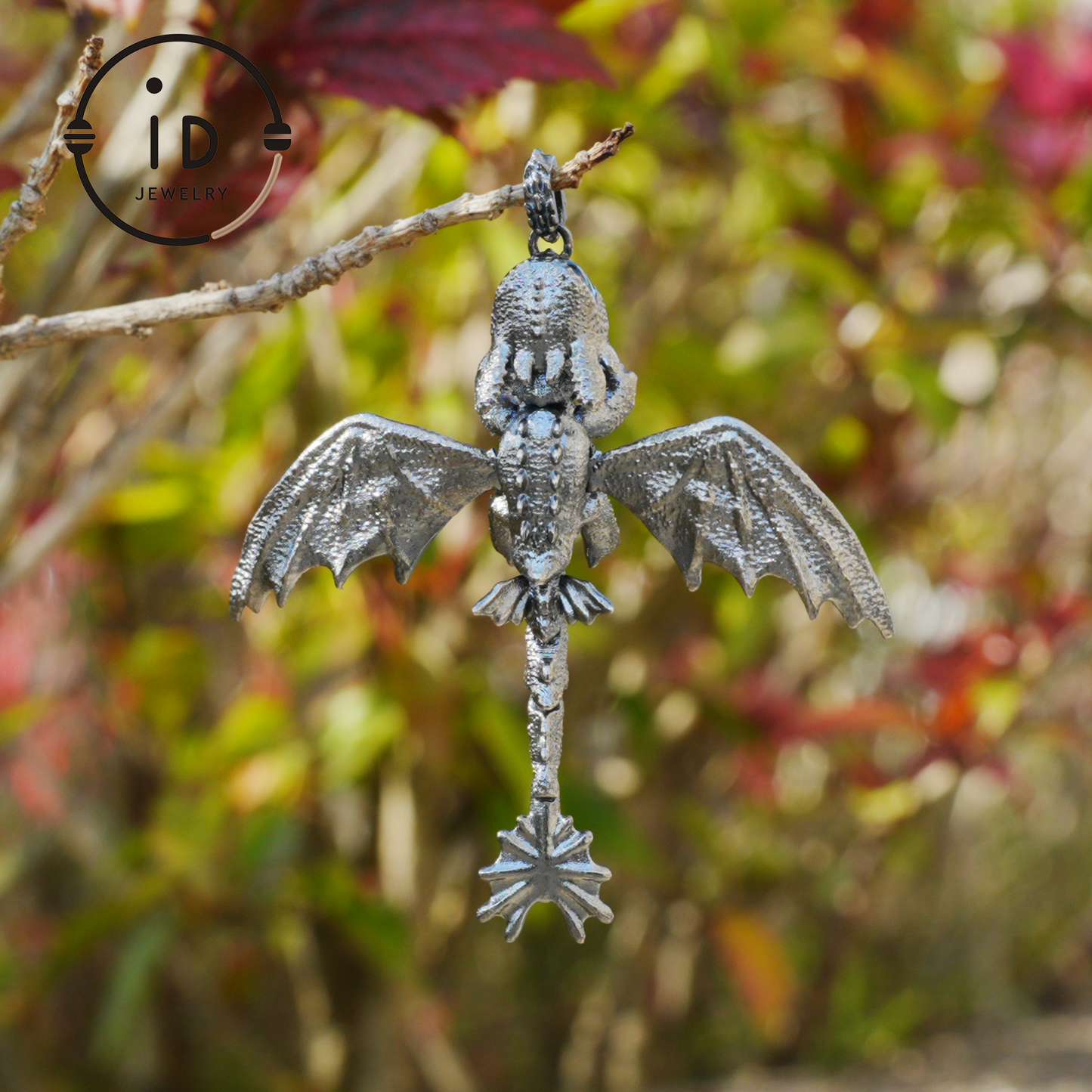 Fantasy-Drachen-Anhänger mit Emaille-Finish, handgefertigter, zahnloser Schmuck, einzigartiges Geschenk für Drachenzähmen leicht gemacht-Fans 