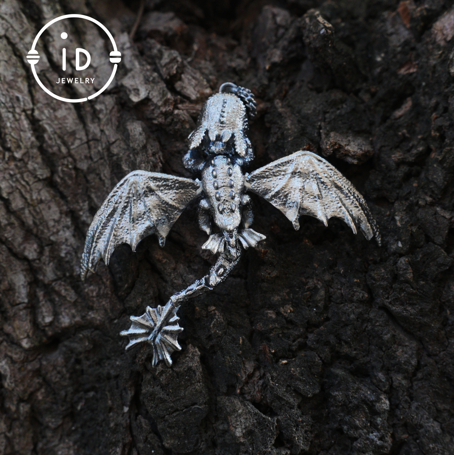 Fantasy-Drachen-Anhänger mit Emaille-Finish, handgefertigter, zahnloser Schmuck, einzigartiges Geschenk für Drachenzähmen leicht gemacht-Fans 