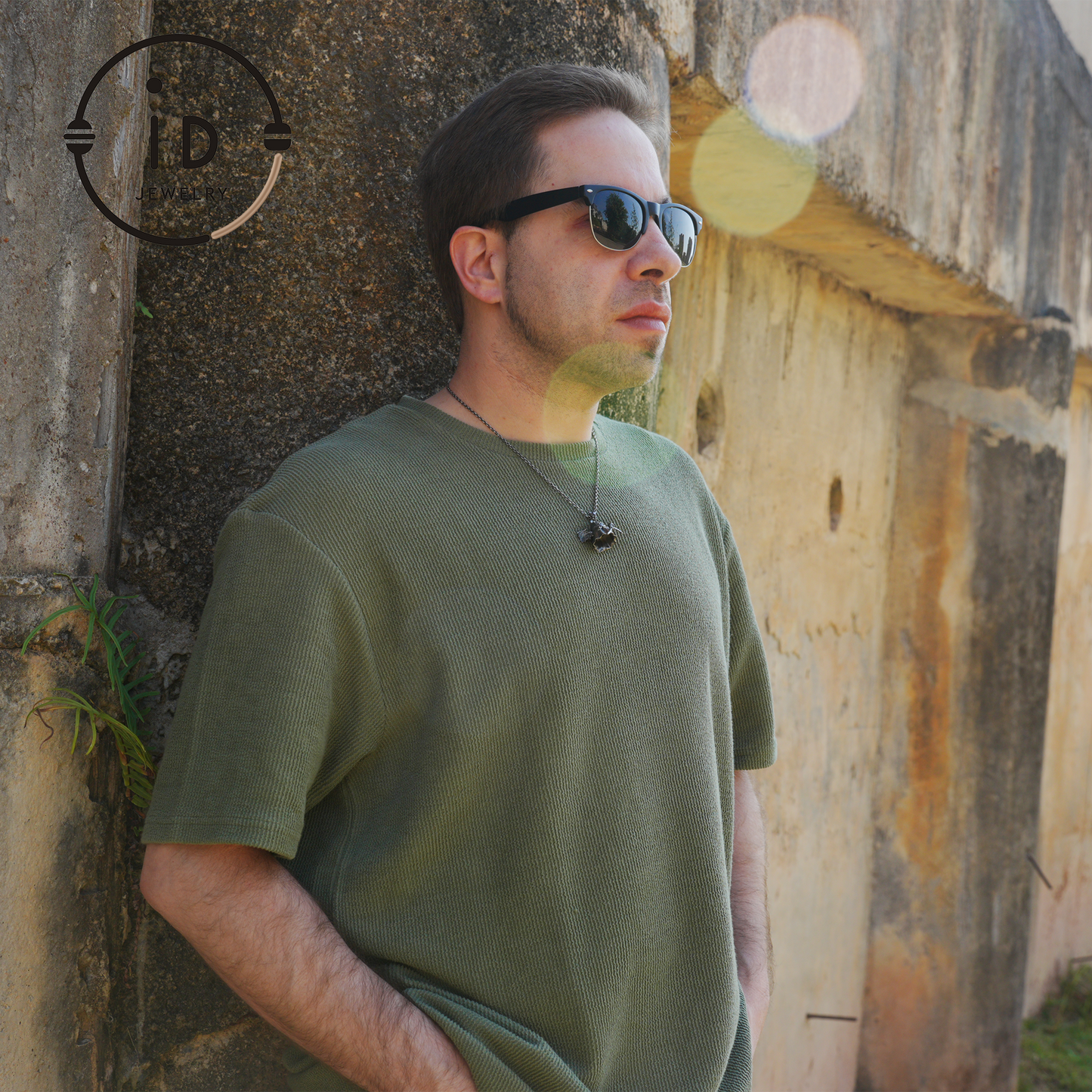 925 sterling silver pendant with winged cat figure and scythe in gothic vintage style, oxidized silver, gift for her fantasy jewelry