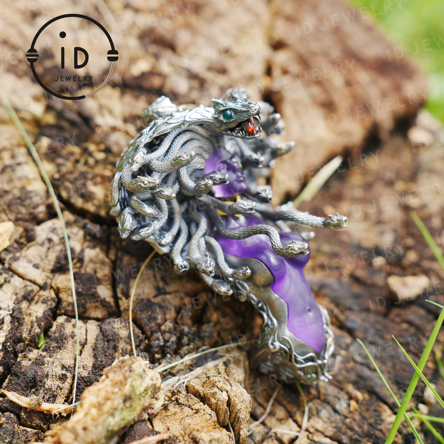 Handmade Gothic Medusa Necklace｜Greek Myth Serpent Hair Jewelry Design｜Symbol of Awakening, Inner Power and Spiritual Protection