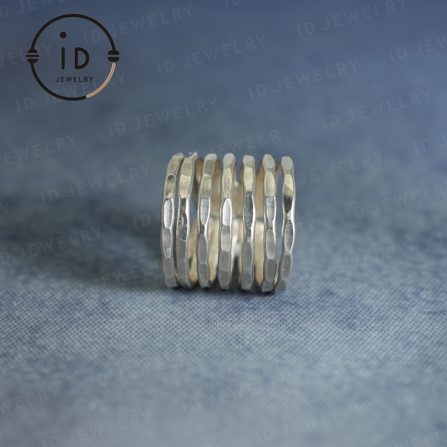 Handgefertigter Silberring, Mehrschichtiger Boho Ring, Verstellbarer minimalistischer Unisex Ring, Vintage Statement Schmuck