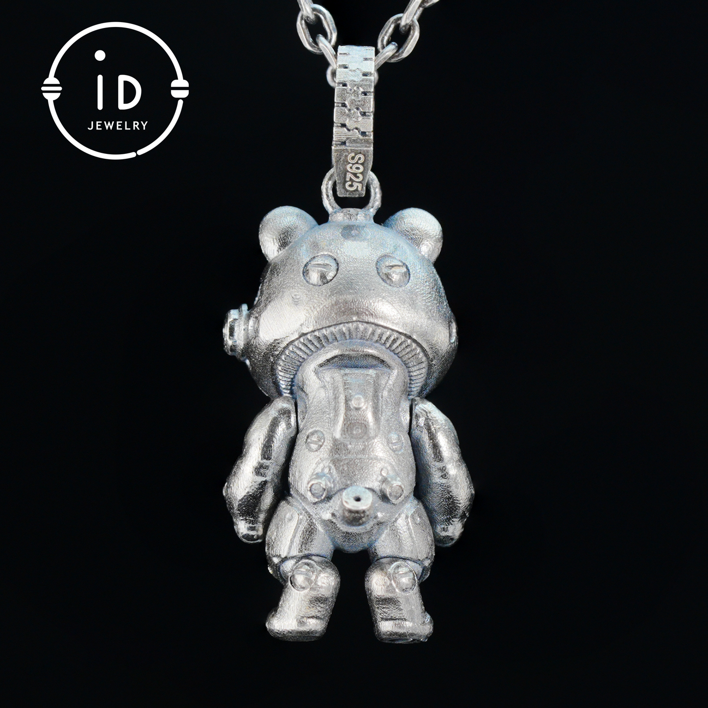 925 silver pendant with abalone shell & red garnet, handmade animal totem necklace in gothic fairytale style, gift for her, birthday