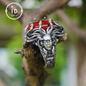 Handgefertigter Gothic Ring | Mystischer Schmuck mit Achat | Barockstil 
