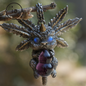 Mystischer Wächteranhänger – S925 Silber mit Amethyst – handgefertigter Fantasy-Schmuck